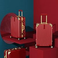 Amazon | [Sakunaca] レッド スーツケース キャリーケース 60L